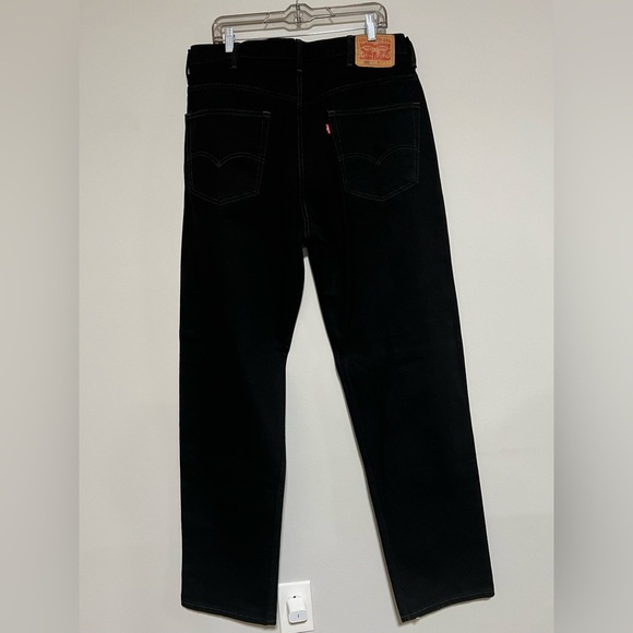 Men’s Levi’s Black 550 Relaxed Fit Jeans Size 38 X 36 - Picture 2 of 11